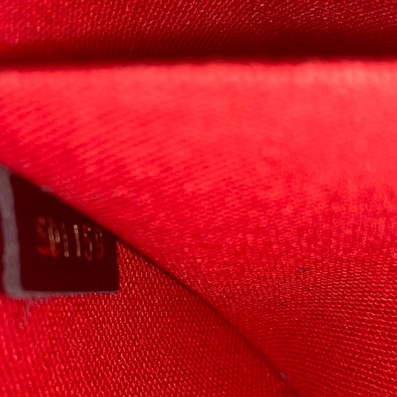 Louis Vuitton Navy and Red Clutch - Picture 5 of 11